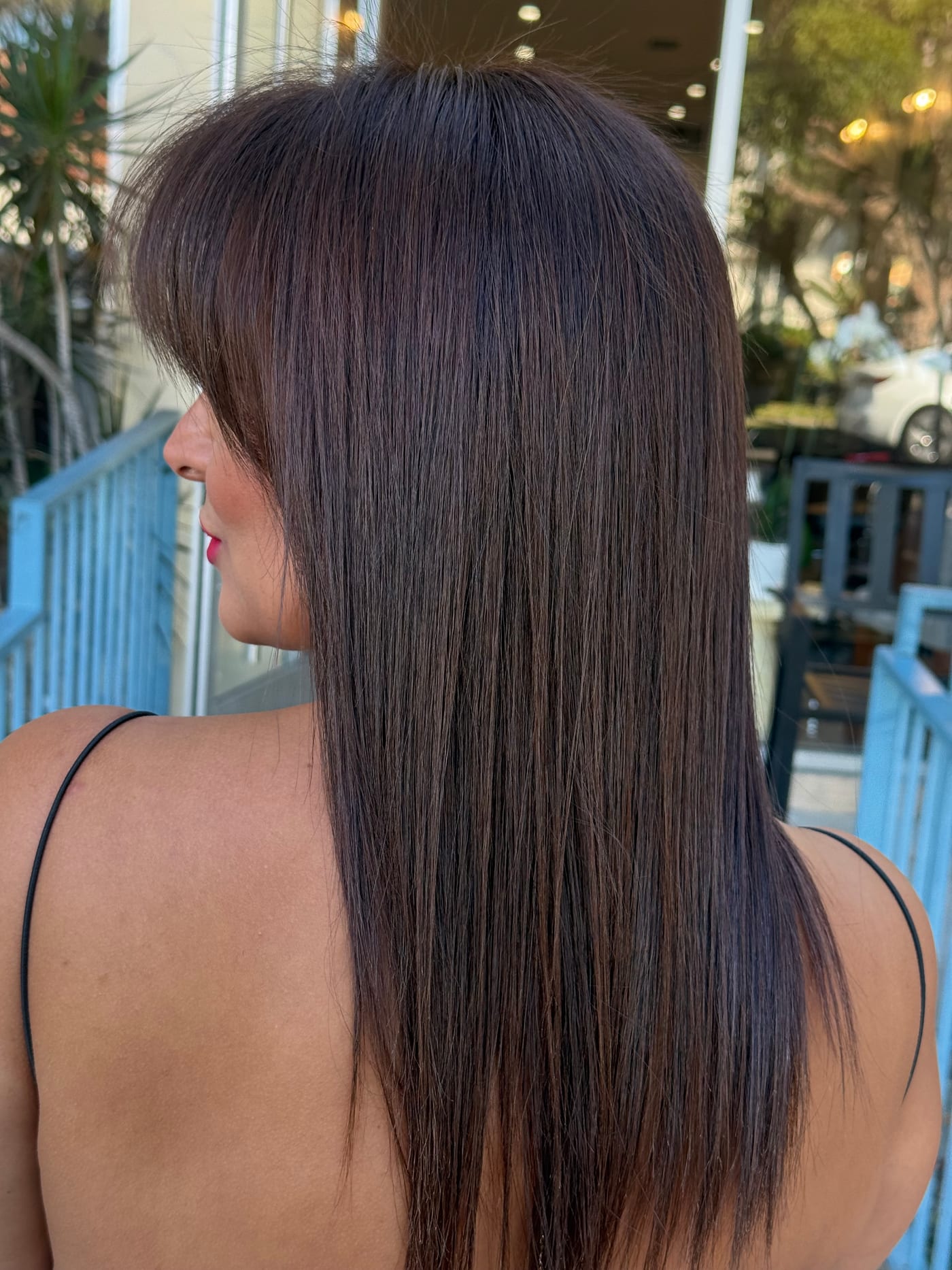 Gorgeous mocha hair color