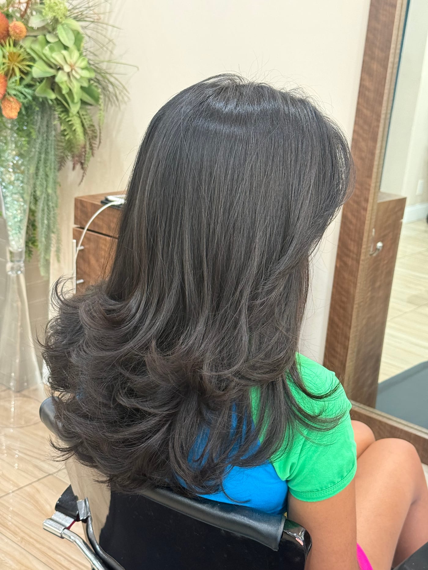Glam haircut