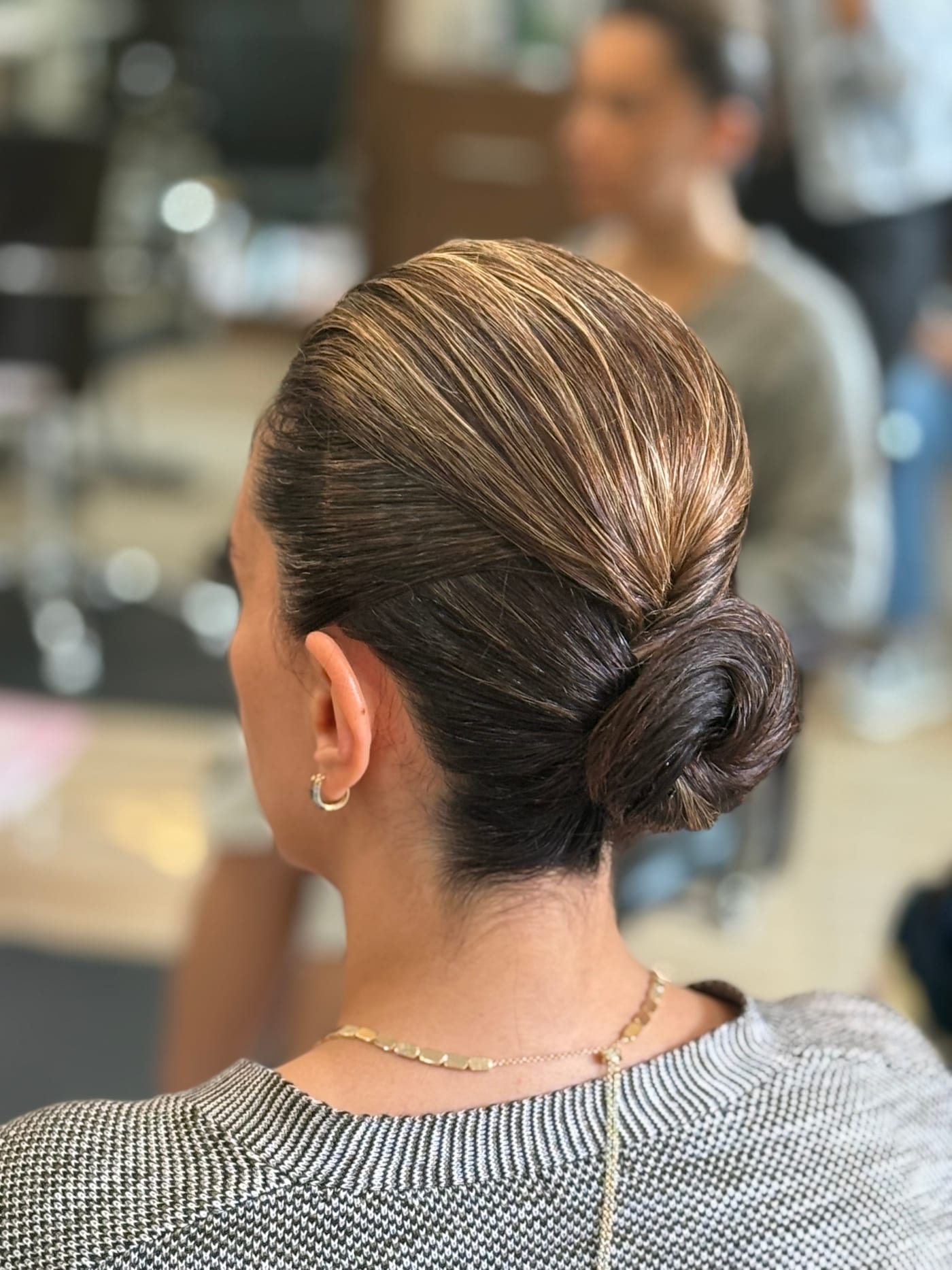 Glam wedding hair